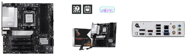 最新AMD Ryzen 9000シリーズ対応！MSI「PRO B850M-P WIFI」で5G LAN +