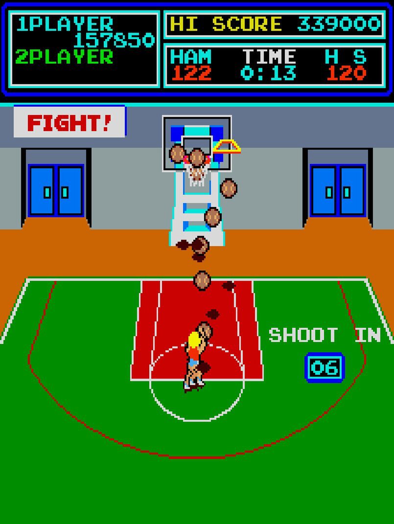 KONAMIの『スーパーバスケットボール』が「アーケードアーカイブス」で7月17日に配信決定!