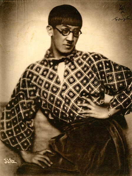 ドラ・カルムス《藤田》1925-29年頃 東京藝術大学所蔵