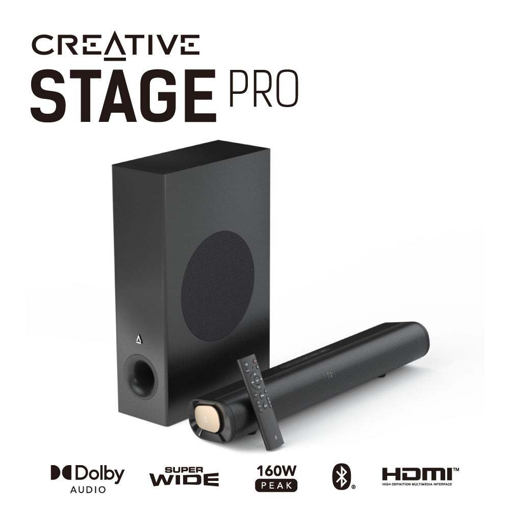 【値下げ中】Creative Stage Pro サウンドバー ASCII.jp：Dolby Audio対応サウンドバーが登場！「Creative Stage Pro