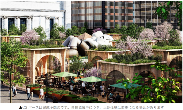 「YURAKUCHO PARK」完成予定イメージ