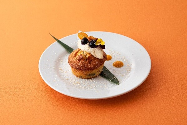 ブルーベリーマフィン アーモンドミルククリーム