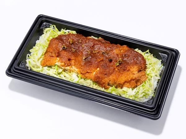 実山椒薫る自家製ソースチキンカツ丼