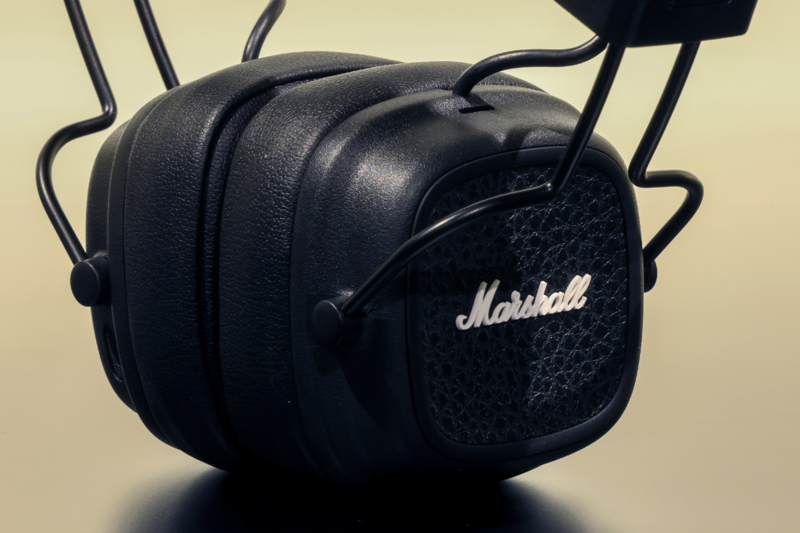 Marshall Major V ヘッドホン【値下げ不可】 Marshall】ブルートゥースヘッドホン Major V ブラック MAJOR5BLACK