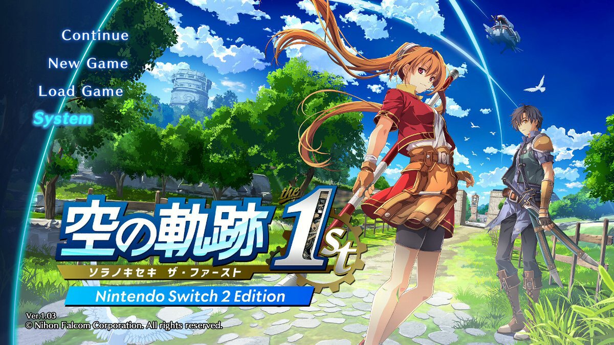 『空の軌跡 the 1st』がNintendo Switch 2 Editioinに対応決定！