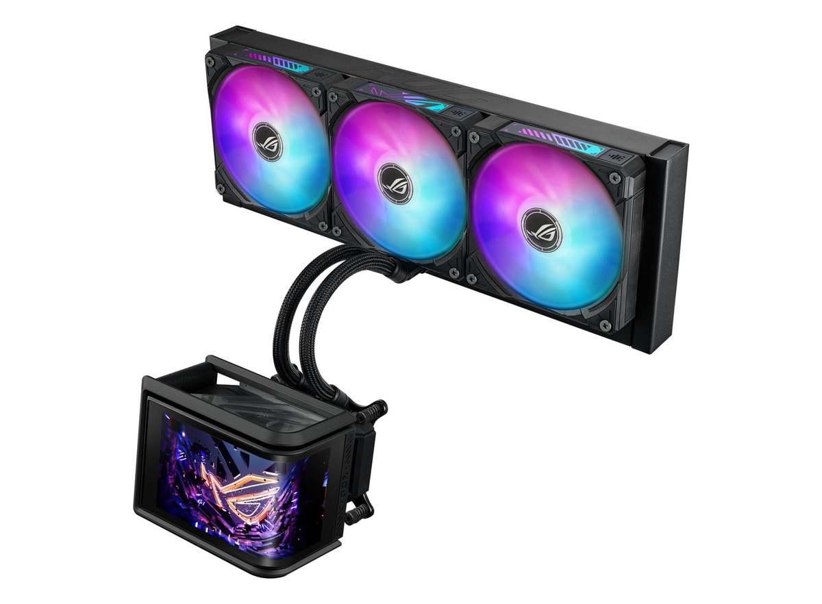 ASCII.jp：6.67インチAMOLED搭載！ASUS ROG最新水冷CPUクーラー発表