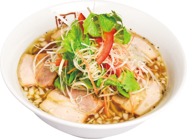 喜多方ラーメン坂内の「季節野菜の生姜醤油ラーメン」