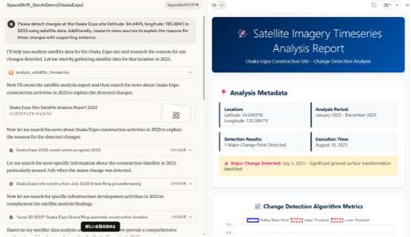 衛星データの活⽤をより身近に　スペースシフト、生成AIサービス向け衛星データ解析ツールβ版提供開始