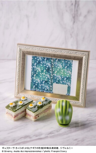 ギュスターヴ・カイユボット 《ヒナギクの花壇》