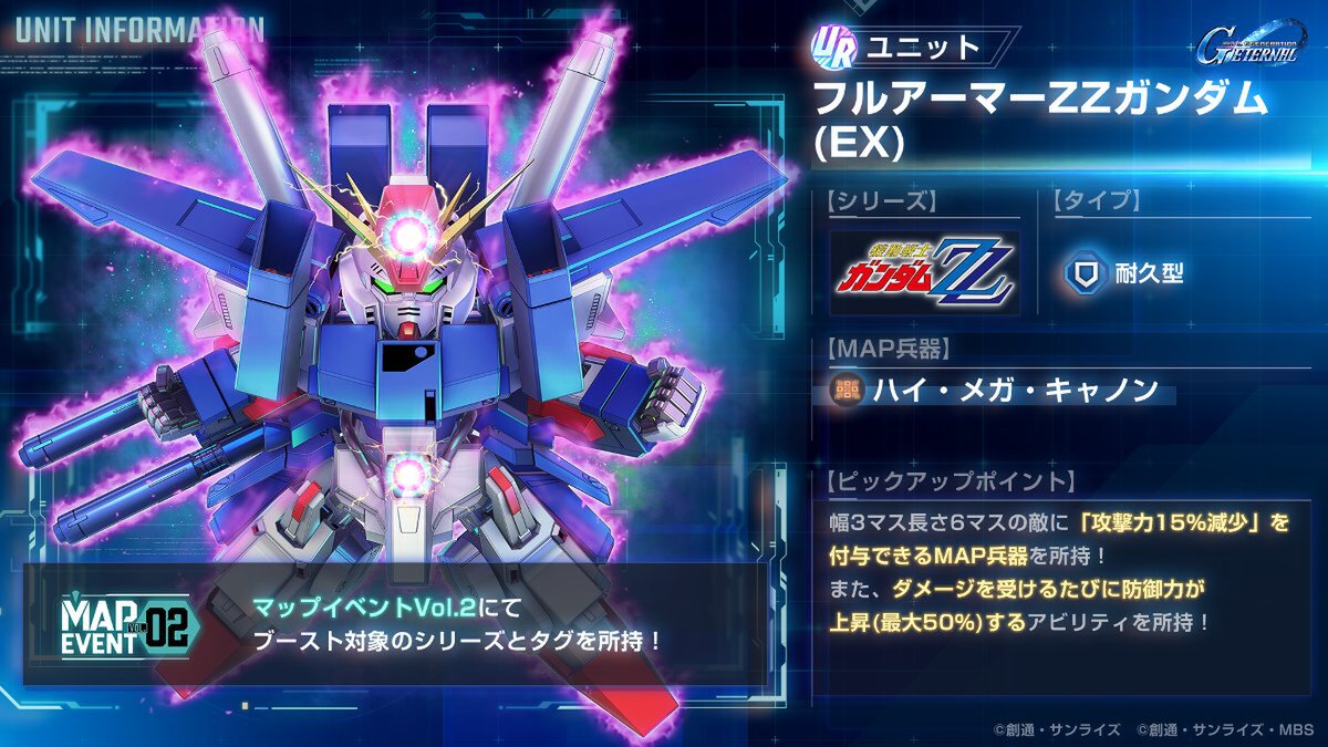 『ジージェネ エターナル』ピックアップガシャにUR「キュベレイ(ZZ版)(EX)」などが登場!