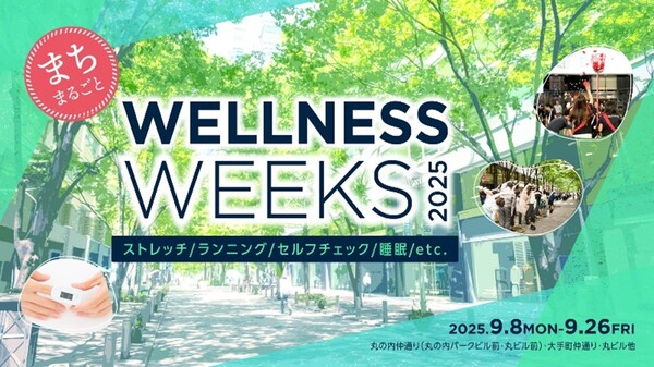大丸有エリアで開催される「まちまるごとウェルネスウィークス」