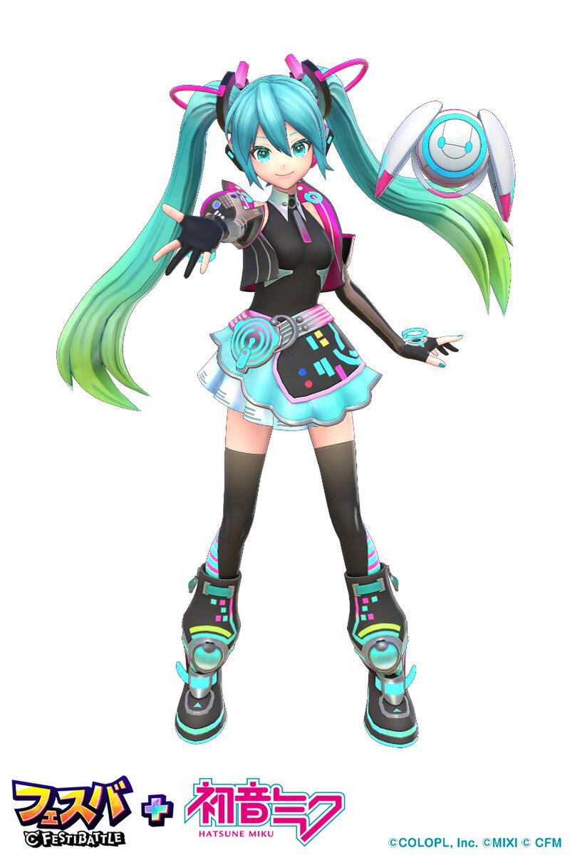「初音ミク」と『フェスバ+』のコラボイベントが再開催!コラボガチャなどを実施中