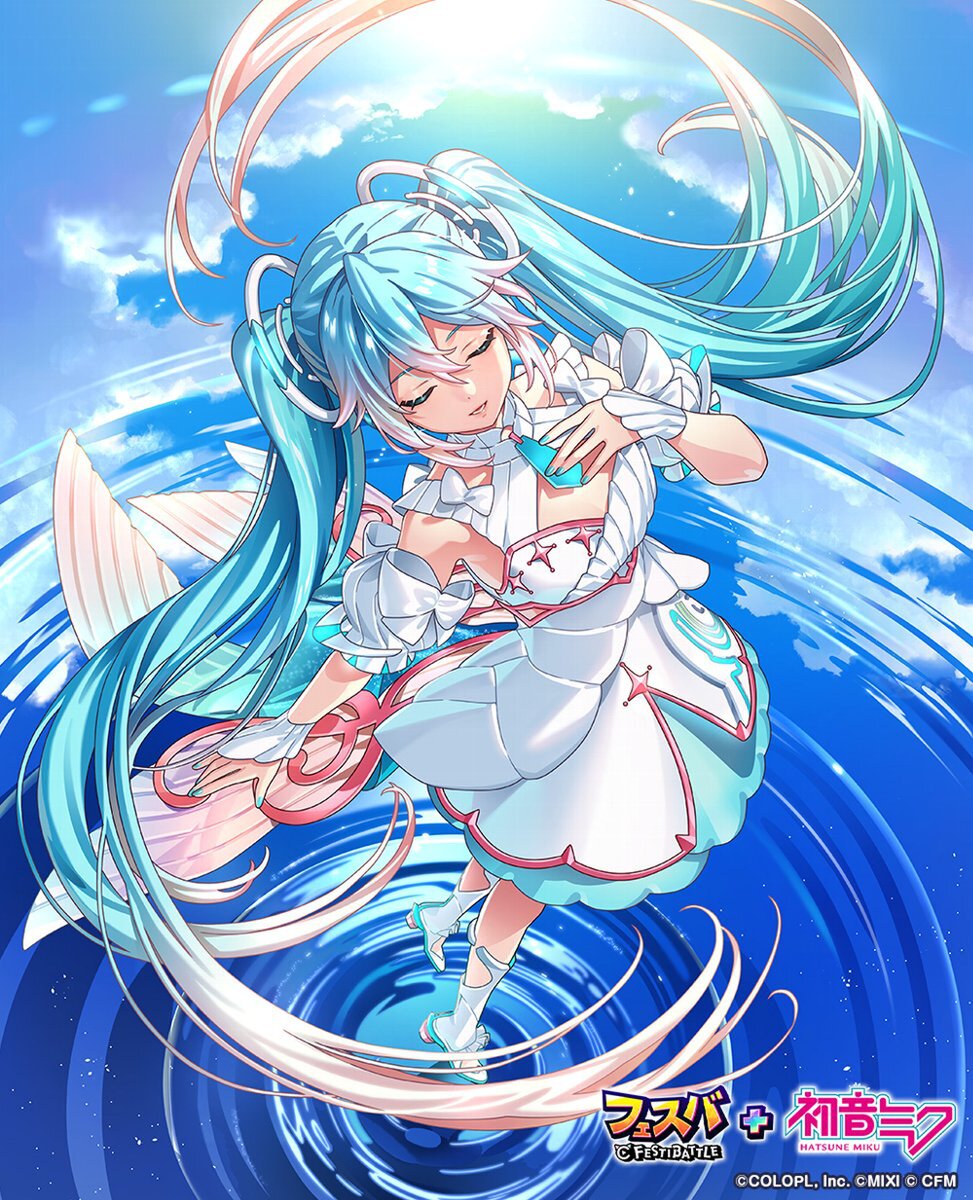 「初音ミク」と『フェスバ+』のコラボイベントが再開催!コラボガチャなどを実施中