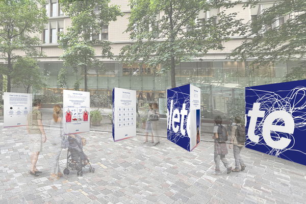 「ASICS MOVE STREET」の静のエリア