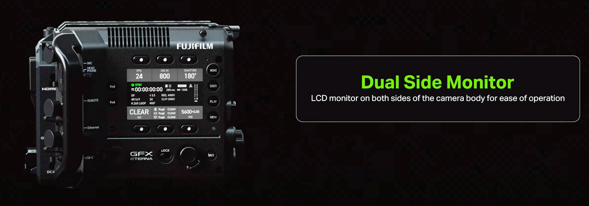 富士がGFマウントのムービーカム「GFX ETERNA 55」発表