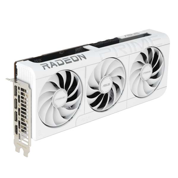 ASUS、白色デザインの最新ビデオカード「PRIME-RX9070XT-O16G-WHITE