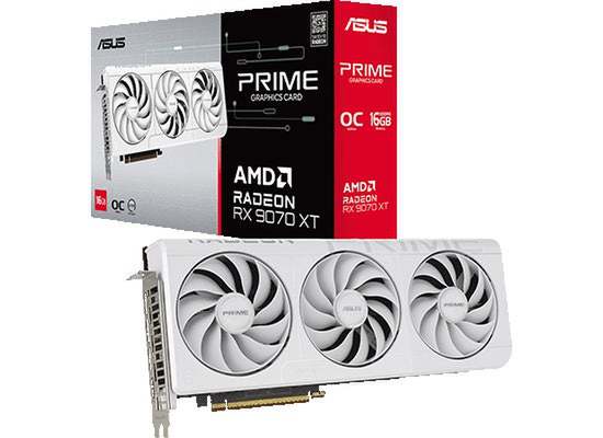 ASCII.jp：シー・エフ・デー販売、ASUS製ホワイトGPU「PRIME-RX9070XT