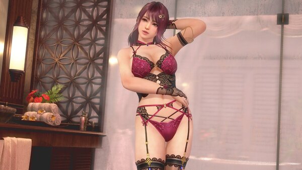 あずさ（CV：ブリドカットセーラ恵美さん）の新SSR水着「タンデム・エンバー」が『DOAXVV』に登場！