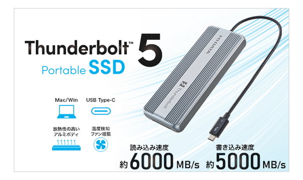 Thunderbolt5ドライブ・ベンチマークテスト