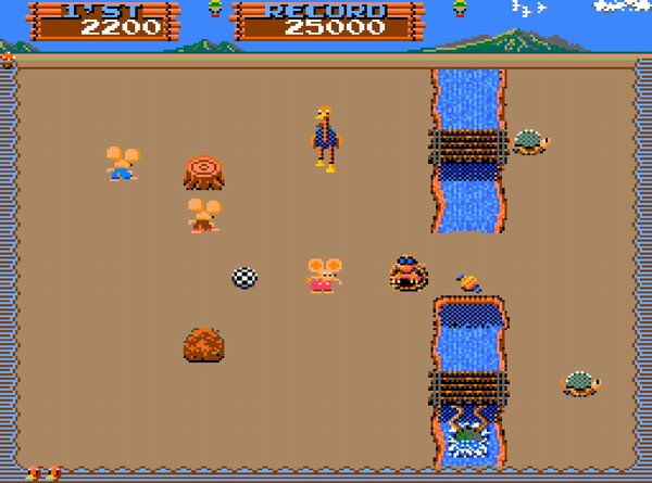 ニチブツの『ダチョラー』がSwitch／PS4の「アーケードアーカイブス」で9月25日に配信決定！