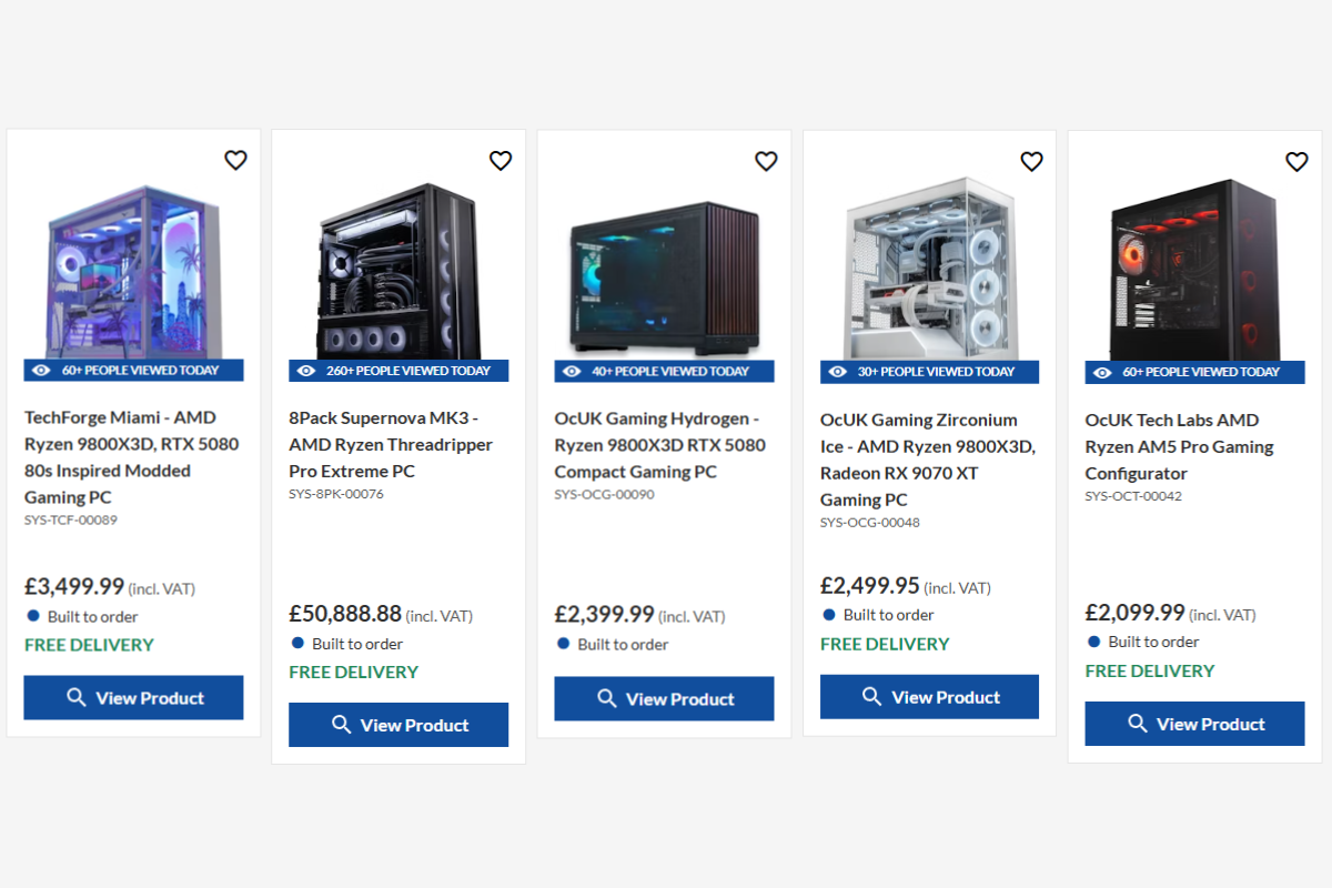 イギリスのBTO PC