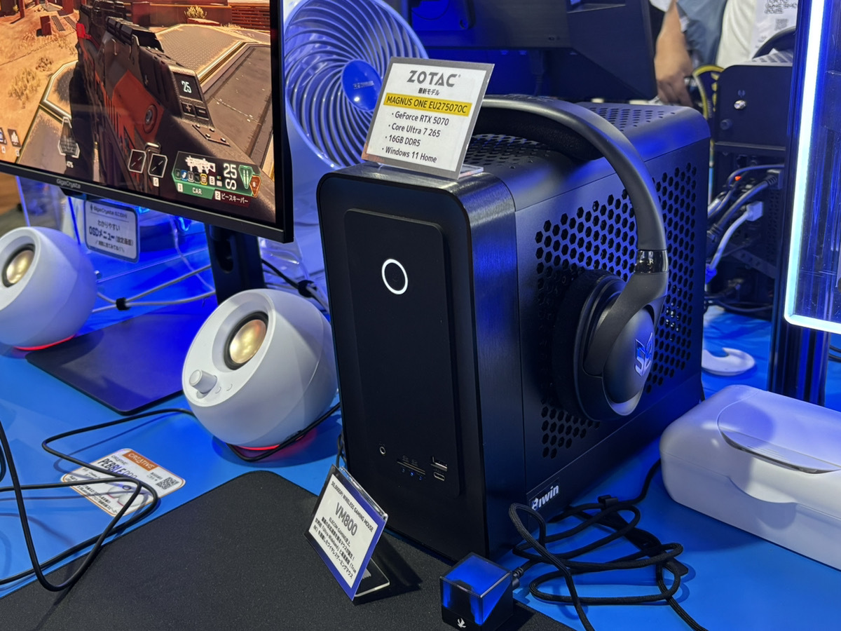 ZOTACが東京ゲームショウで世界初披露！最新の最小クラスのRTX