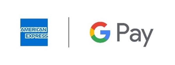 アメリカン・エキスプレスとGoogle Payのロゴ