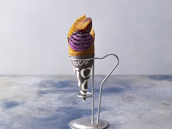 栗と紫いものモンブラン