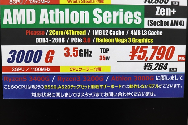 AMD Athlon 3000G