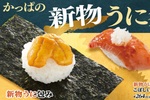 新物うにが110円～！うに寿司に“うに醤油”も！「うに祭り」が開催
