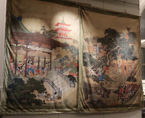 菊池容斎「呂后斬戚夫人図」/「馮昭儀当逸熊図」等身大ブランケット