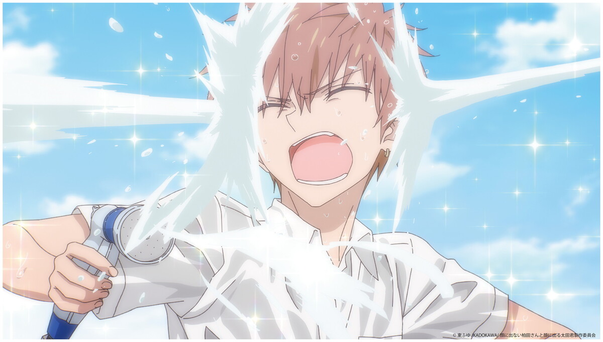 『顔に出ない柏田さんと顔に出る太田君』