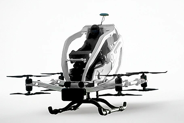 一人乗りのドローン型電動エアモビリティ「STAR WALKERS」を発売