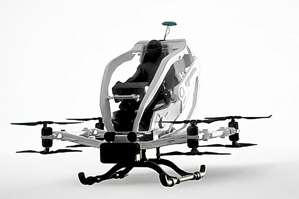 一人乗りのドローン型電動エアモビリティ「STAR WALKERS」を発売