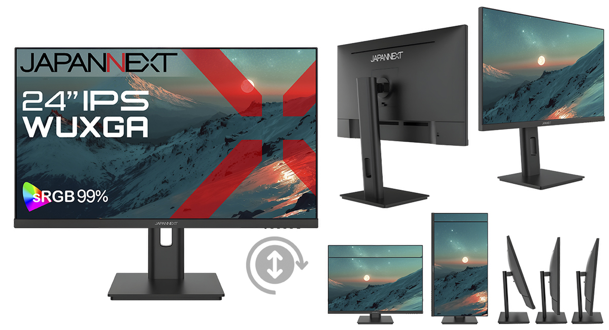 ASCII.jp：WUXGA×IPS×100Hzの実力派！ JAPANNEXT最新24インチモニター