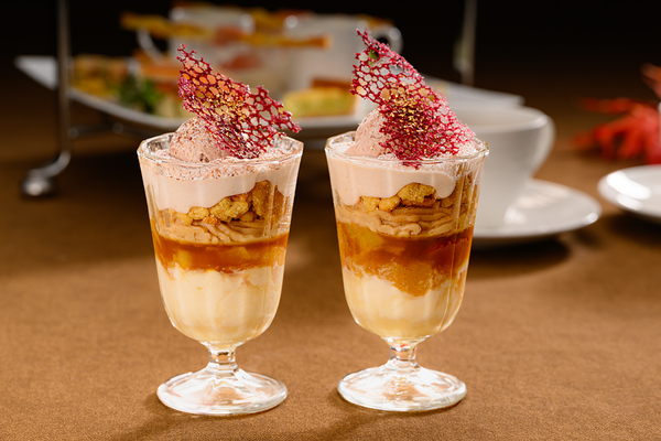 「ポム・ダダン」の「アフタヌーンティー -栗の秋穫祭-」ミニデザート