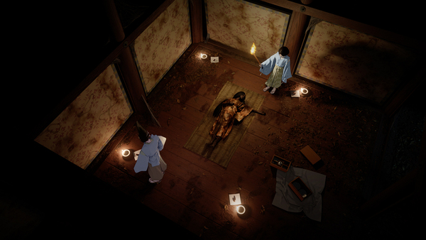 『後朝の花雪』