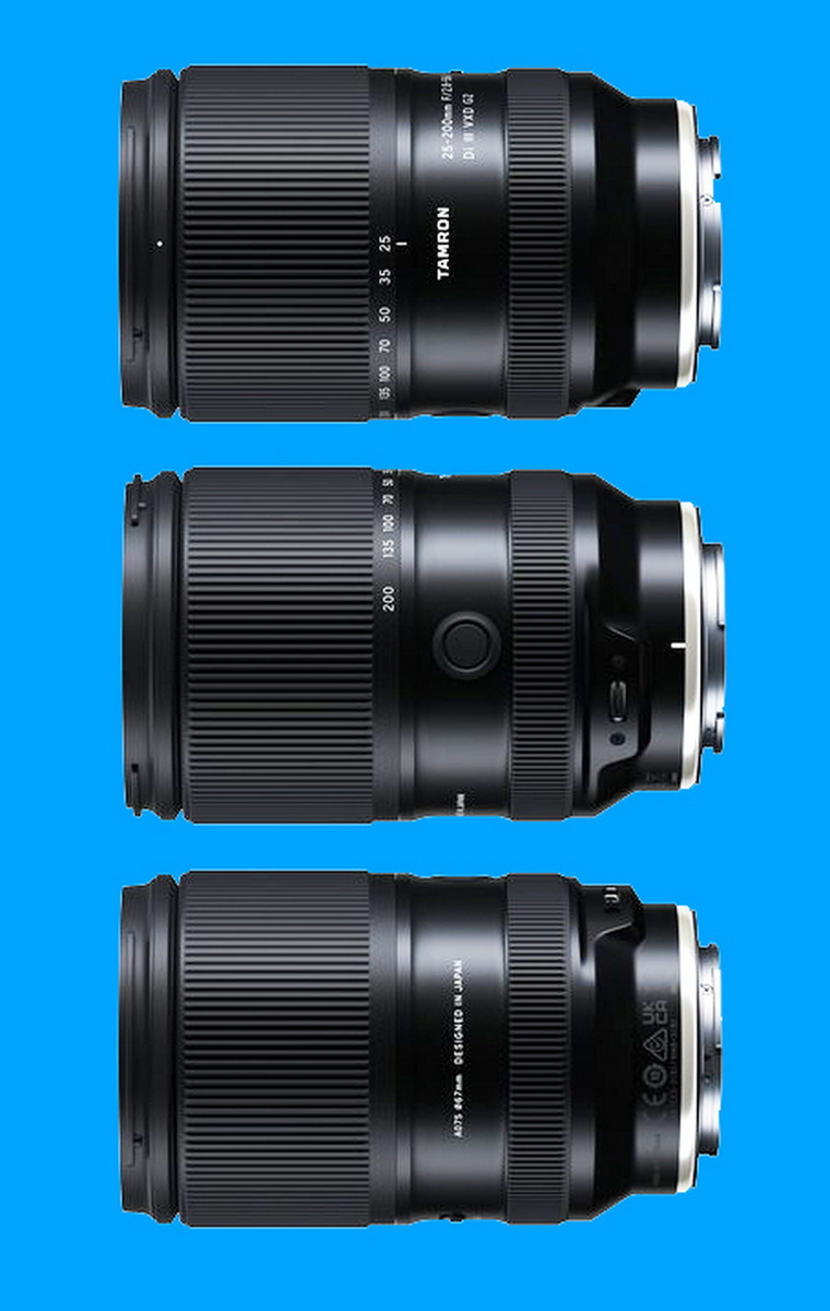 タムロンが8倍ズーム「25-200mm F/2.8-5.6 Di III VXD G2 (Model A075)」発表
