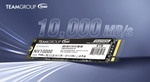 TEAMGROUP NV10000 SSD発表！ 最大10,000MB/sの読み取り速度を実現した新世代モデル