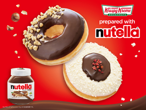 こりゃ世界中で愛されるわ!チョコレートスプレッド「ヌテラ」とクリスピー・クリーム・ドーナツのの組み合わせがハンパない美味しさ