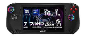 【残りわずか】Core Ultra 5搭載！ MSIのポータブルゲーミングPC「Claw」が74,800円のセール特価
