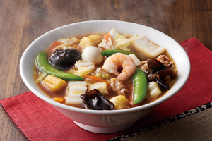 8種の具材がどっさり！とろみ「五目そば」「海老五目」が期間限定で クッキング！