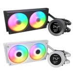 COUGARの新水冷クーラー「POSEIDON VISTEK ARGB」登場｜1.9インチディスプレイ＆LGA1851/AM5対応