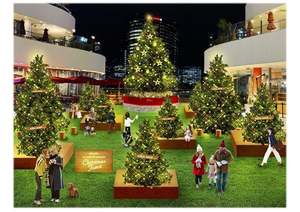 niko and ...と横浜ベイクォーターが手がける幻想的なクリスマスイルミネーション「Christmas Forest」開催