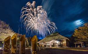 古民家をライトアップする『みちのくふるさと秋灯り 2025』が昔話みたいで幻想的【東北横断自動車道  宮城川崎ICから約4km】