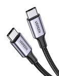 UGREEN USB Type Cケーブル PD対応 100W/5A 超急速充電 USB C ナイロン編み 断線防止 iphone17/16/15シリーズ/iPad/MacBook Pro/Galaxy S24/Matebook/iPad/Xperia等USB-C各種対応(1m, ブラック) UGREEN USB Type Cケーブル PD対応 100W/5A 超急速充電 USB C ナイロン編み 断線防止 iphone17/16/15シリーズ/iPad/MacBook Pro/Galaxy S24/Matebook/iPad/Xperia等USB-C各種対応(1m, ブラック)