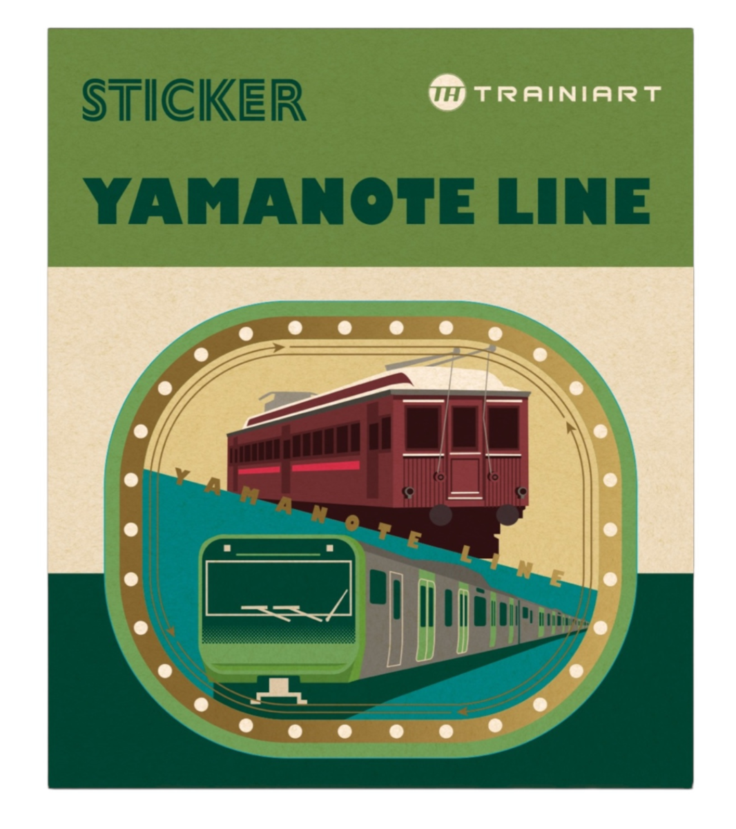 山手線環状運転開始100周年記念「ステッカー(山手線)」