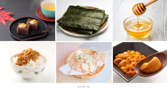 都内アンテナショップ周遊イベントで当たるプレゼントイメージ