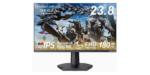 REGZA RM-G245N 23.8型 ゲーミングモニター　モンハン認定モニタ TVS REGZA初 レグザゲーミングモニター「RM-G276N」「RM-G245N」を発売