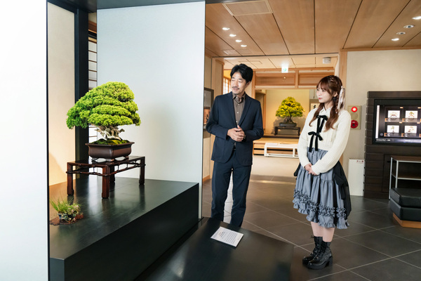 ＝LOVE・大場花菜＠大宮盆栽美術館